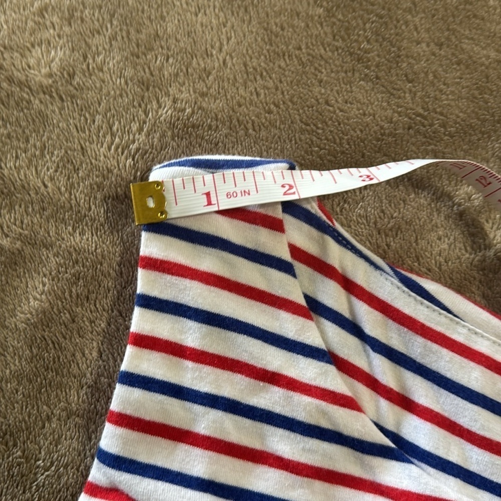 J.‎ McLaughlin Nicola Cotton Blend Striped Sleeveless Mini Dress - Picture 9 of 12